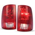 Pair Halogen Tail Light W Bulbs For 2009-2018 Dodge Ram 1500 2500 3500 Rear Taillight Reverse Brake Lamp Replacement Ch2818124 