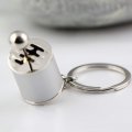 Maycom Creative Auto Part Model Gear Box Keychain Six-speed Manual Transmission Shift Lever Keyring Key Chain Ring Keyrings