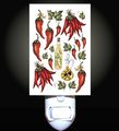 Chili Peppers And Oils Decorative Night Light 
