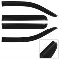 Ocpty Window Visors Fits For 2005-2018 Nissan Frontier Tape-on Rain Guards Side Deflectors 4 Pieces 2pcs Front Doors And Rear