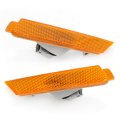Saihisday 2pcs 92246244 Amber Lens Front Bumper Side Marker Light Assembly Replacement For Chevrolet Camaro 2010-2015 Replaces 