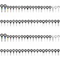 Usonline911 2 Sets Of 41pcs Pin Ejector Wire Kit Extractor Auto Terminal Removal Connector Puller Tool Easy To Use And Carry
