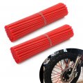Jfg Racing Spoke Skins 72pcs Red Dirt Bike Covers For 8 -21 Rims Crf250r Crf250x Crf230f Crf450r Crf125 Xr250 Wheel Wraps Pipe 