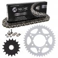 Niche Drive Sprocket Chain Combo For Kawasaki Ninja Zx10r Front 17 Rear 40 Tooth 520v O-ring 108 Links
