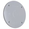 Hubbell-bell Pbc300gy Weatherproof Nonmetallic Device Cover Blank Round Gray 