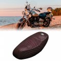 Uxcell Xl 3d Motorcycle Moped Seat Cover Breathable Mesh Net Cushion Black Red