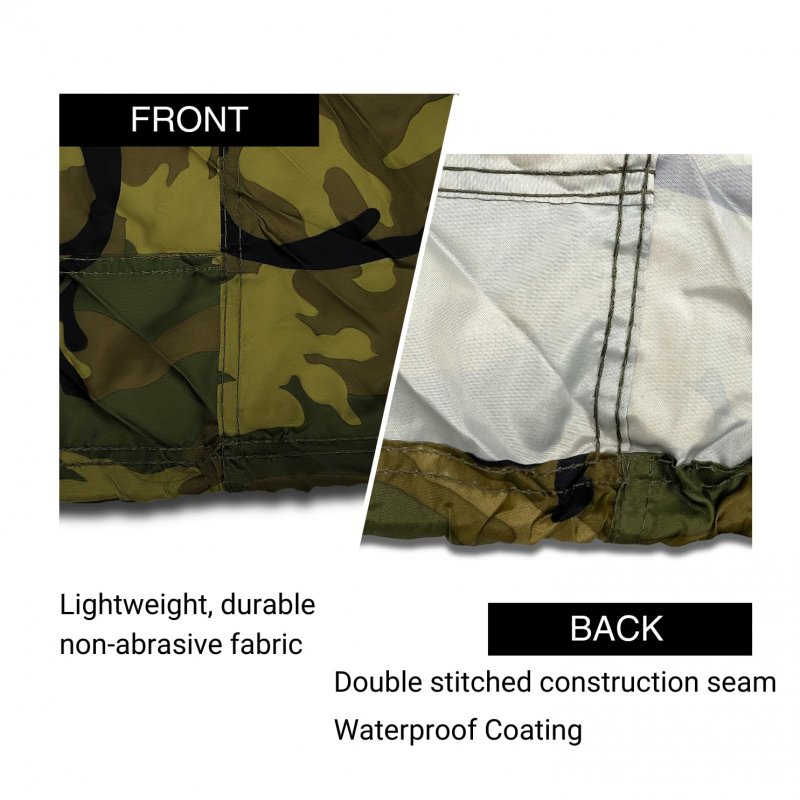 Eliteshield Lightweight Atv Cover Weatherproof Quad Four Wheeler Riding Lawn Mower Camo Color Fits 77 Long