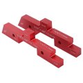 14 Piece Aluminum Alloy Woodworking Table Setup Blocks For Router And Saw Accuracy Height Depth Angle Gauge Measuring Bars