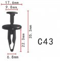Autobahn88 Compatible With Exterior Body Clip For Gm Oem 20590899 20452072 Pack Of 20