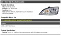 Marketplace Auto Parts Left Driver Side Headlight Assembly Compatible With 2005-2007 Ford Focus Except Svt