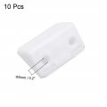 Uxcell Shelf Cabinet Door 90 Degree Plastic Corner Braces 3 Holes Angle Brackets With Cover Cap 10 Pcs
