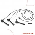 A-premium Ignition Spark Plug Wires Set Of 3 Compatible With Mitsubishi Montero 20 2004 2005 2006 3 8l Replace Mn153270