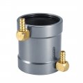 Uxcell Rc Model Boat Motor Water Cooling Jacket Metal Parts 28mm Titanium Tone For 28-series Part Accessory