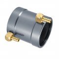 Uxcell Rc Model Boat Motor Water Cooling Jacket Metal Parts 28mm Titanium Tone For 28-series Part Accessory