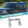 X Autohaux 1 Set Transfer Case Linkage For Jeep Cherokee Xj 1986-2001 Silver Tone
