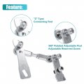 X Autohaux 1 Set Transfer Case Linkage For Jeep Cherokee Xj 1986-2001 Silver Tone