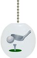Golf Club Ball Tee Solid Ceramic Fan Pull 