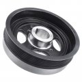 A-premium Engine Harmonic Balancer Compatible With Nissan Altima 2013-2019 Frontier 2013-2014 Rogue 2014-2020 L4 2 5l