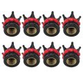 8 Pack Universal Chrome Crown Tire Valve Stem Caps Bling Handmade Crystal Rhinestone Cap For Cars Trucks Bikes Motorcycles