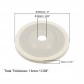 4-inch Compressed Wool Polishing Wheel Round Buffing Pads 5 Pcs