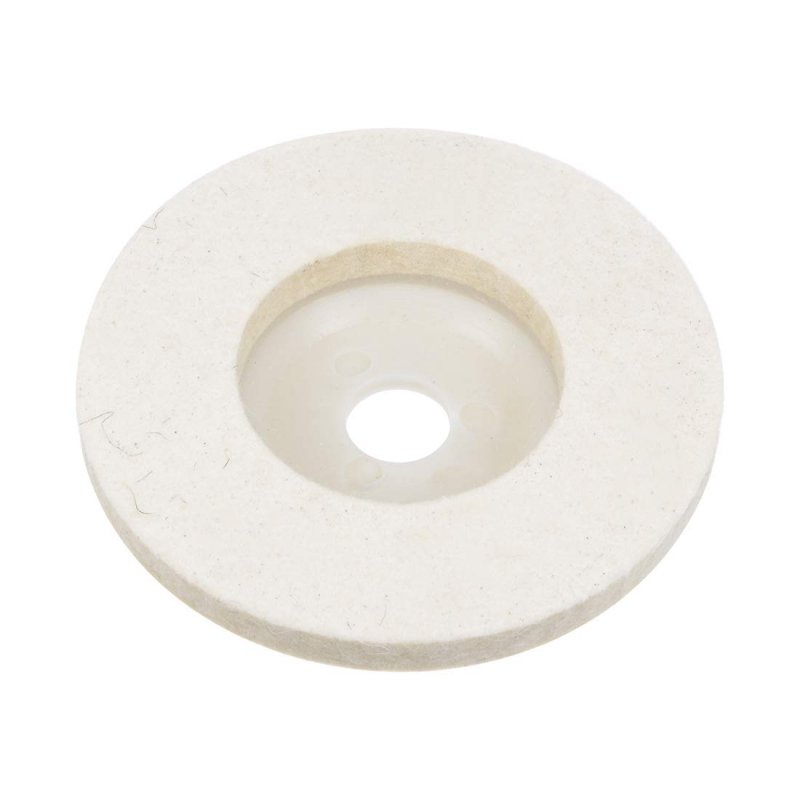 4-inch Compressed Wool Polishing Wheel Round Buffing Pads 5 Pcs