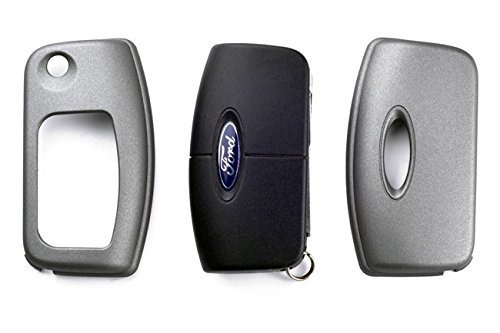 Originaleuro Car Remote Flip Key Cover Case Skin Shell Cap Fob Protection Abs Gray For Ford 2005