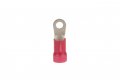 Nsi Vinyl Insulated Ring Terminal 8 Wire Size 10 Stud 0 472 Width 1 244 Length