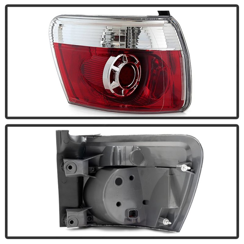 Driver Side Red Lens Oe-style Left Tail Light Housing Lamp Assembly Replacement For 2007-2012 Gmc Acadia