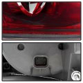 Driver Side Red Lens Oe-style Left Tail Light Housing Lamp Assembly Replacement For 2007-2012 Gmc Acadia
