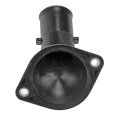Coolant Thermostat Housing For Toyota Corolla 2009 2022 Black Plastic 30 Degrees Neck Angle 0 28 In Mounting Hole 1 44 Outside 
