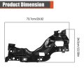 Front Bumper Bracket Left Side Black For Silverado 1500 2022 2023 2024 2025 Replacement 84878964 Gm1066224 17324712 Gm1066224c
