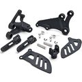 Krator Suzuki Gsxr 600 2006-2010 750 2006-2008 Front Foot Rests Assembly Kit Frame Fitting Stay Footrests Step Bracket