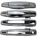 Estarpro 4x 80545 80546 15915659 15915660 22738721 22738722 Chrome Exterior Door Handle Set Replacement For 2007-2014 Chevrolet 