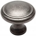 Cosmas 25 Pack 5982wn Weathered Nickel Cabinet Hardware Round Knob 1-1 8 Diameter 