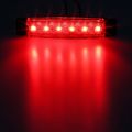 Partsam 10pcs Red 6 Led Side Marker Indicators Rear Tail Light Trailer Truck Lorry Hgv