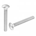 Uxcell 1 2-13x4 Carriage Bolt Round Head Square Neck 304 Stainless Steel 2pcs
