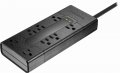 8-outlet Surge Protector With Two 8a 4k Ultrahd Hdr Hdmi Cables Black