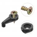 Uxcell Glass Retainer Clips Kit 1inch Cabinet Door Holder With Screws For 4mm Window Mirrors 50set Black