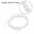 Uxcell Nylon Line Hose Tube 6mm 0 23 Id X 8mm 31 Od 4m Pa12 For Air Brake Fluid Transfer White
