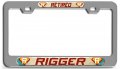Retired Rigger Career Ch 3d Metal License Plate Frame Auto Suv Truck Tag Holder E9 