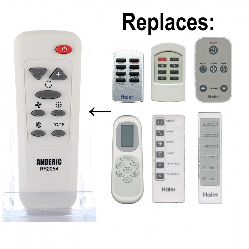 Anderic Haier Ac Remote Control Replaces Amana Ge And Danby Remotes No Programming Rr2054