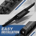 Auto Dynasty Factory Style Rear Bumper Top Step Pad Cover Protector Without Prox Compatible With Ford F150 09-14 Textured Black