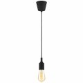 Torchstar Ul-listed Single Socket Pendant Light Fixture Multi-color Options Textile Insulating Lamp Cord E26 E27 Holder For 