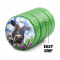 Cow And Butterfly Valve Stem Caps For Tire Rim Wheel Aluminum Green