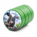 Cow And Butterfly Valve Stem Caps For Tire Rim Wheel Aluminum Green