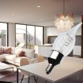 4w Led Ca11 Light Bulb 2700k Warm White 350 Lumens Clear Glass E12 Candelabra Base Dimmable 360 Degree Beam Enclosed Fixture 