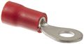 Vinyl Insulated Ring Terminal 22-18 Wire Size 6 Stud 0 315 Width 831 Length 
