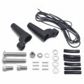 Httmt- Black 39mm Turn Signal Front Directional Relocation Kit For 88 Up Xl 91-05 Dyna