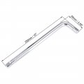 Uxcell Socket Accessory Set Of 2 Pcs4mm 6-point Deep 10 L-shape Extension Handle With 1 2 Drive