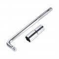 Uxcell Socket Accessory Set Of 2 Pcs4mm 6-point Deep 10 L-shape Extension Handle With 1 2 Drive
